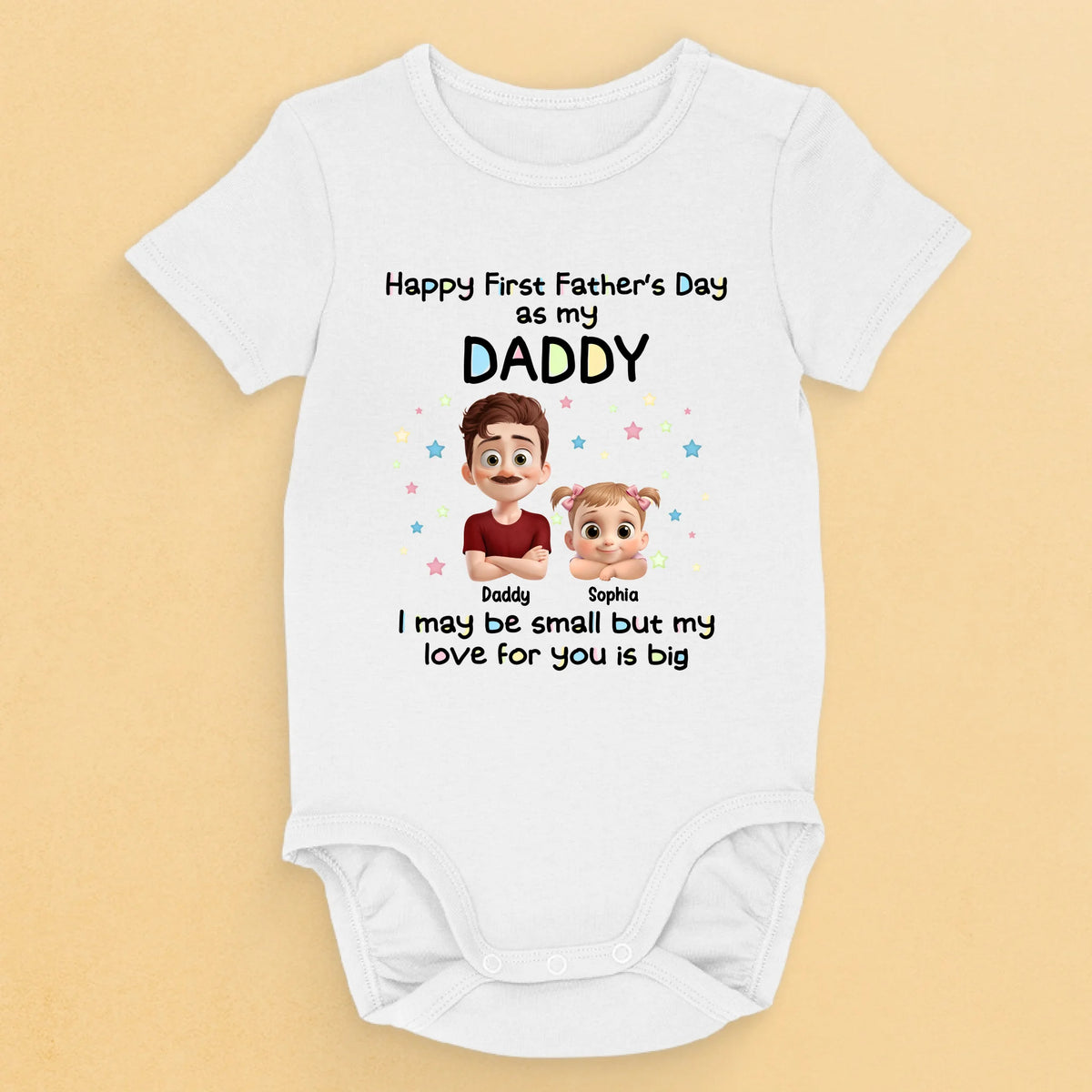 Bonne fête des pères en tant que papa ! Body bébé personnalisé en famille ! Cadeau pour la fête des pères, baby shower, premier papa, bébé, nouveau-né