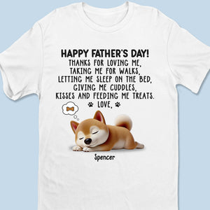 Meilleur compagnon de promenade, meilleur compagnon de câlins - T-shirt unisexe personnalisé pour chien, t-shirt premium, sweat à capuche - Cadeau pour la fête des pères, pour papa, propriétaires d'animaux, amoureux des animaux