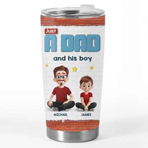 Un papa, un enfant et un chaos infini - Gobelet personnalisé pour la famille - Fête des pères, cadeau pour papa