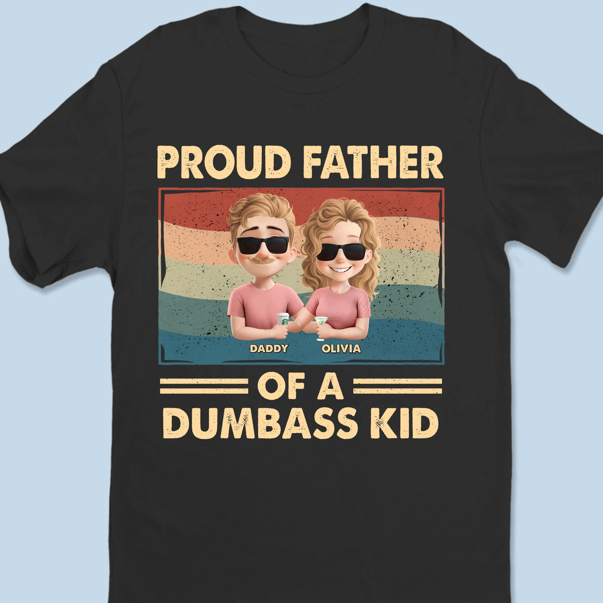 Là où le bruit rencontre l'amour - T-shirt unisexe personnalisé pour la famille, t-shirt premium, sweat à capuche - Fête des pères, cadeau pour papa, grand-père