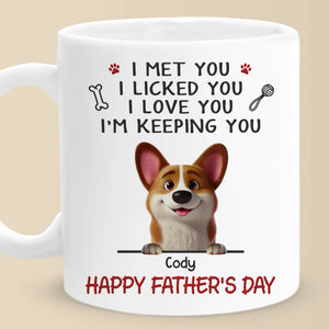 Tasse personnalisée « Life's Adventure Buddy » pour chien – Cadeau pour la fête des pères, pour les propriétaires d'animaux et les amoureux des animaux