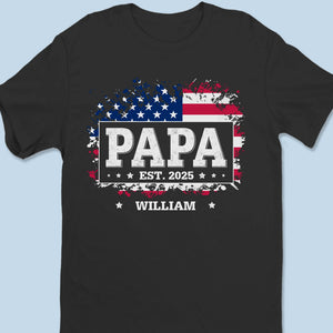 Alimenté par l'amour familial - T-shirt unisexe personnalisé pour la famille, t-shirt premium, sweat à capuche - Fête des pères, cadeau pour papa, grand-père