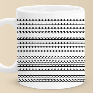 Perfect Lines, Perfect Vibes - Friend Mug - Gift For Best Friends, Sisters, Family Members, Coworkers