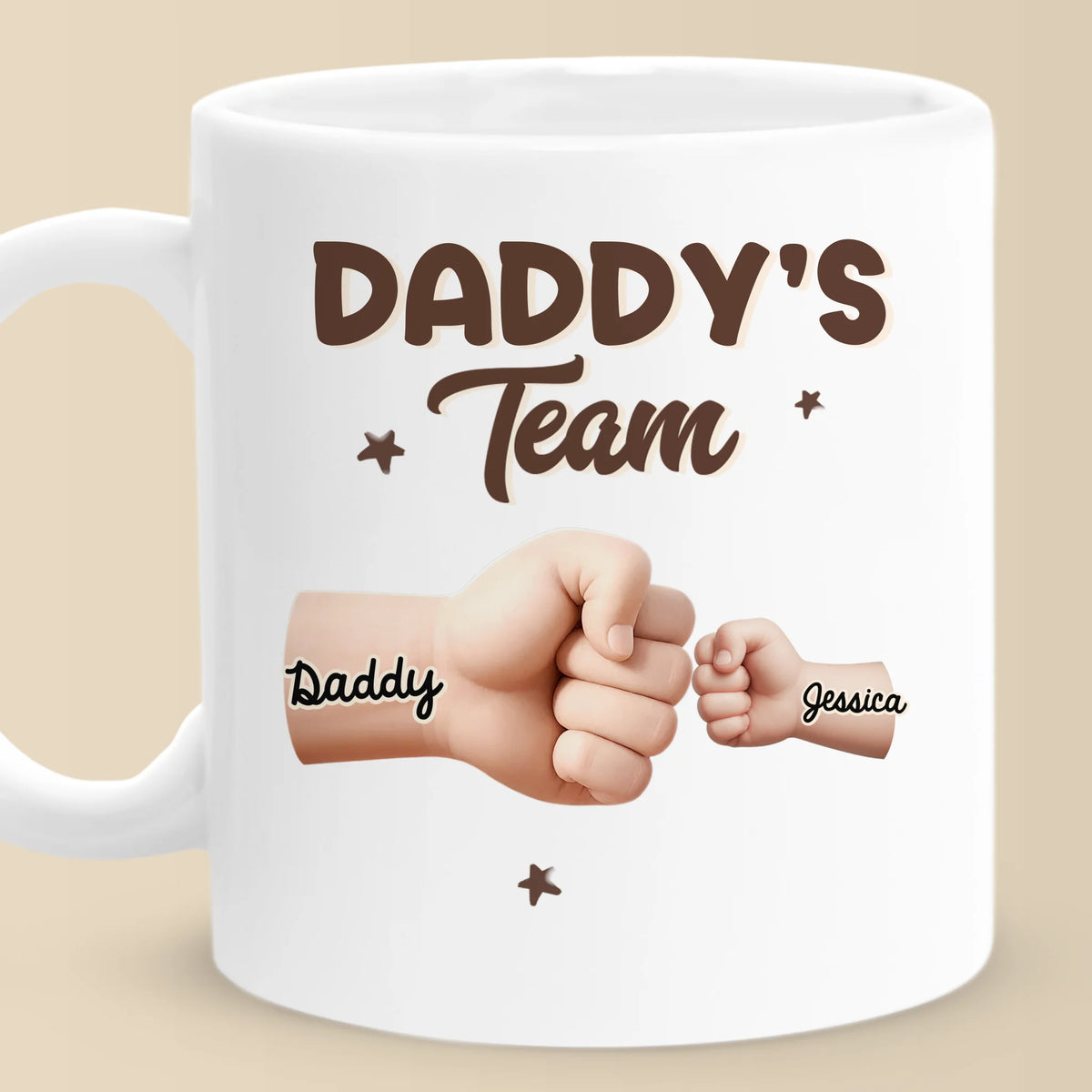 Capitaine Papa et son équipage - Tasse personnalisée familiale - Fête des pères, cadeau pour papa, grand-père