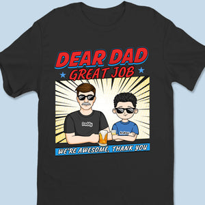 À la santé de papa ! T-shirt unisexe personnalisé pour la famille, t-shirt premium, sweat à capuche ! Cadeau pour la fête des pères, papa, grand-père