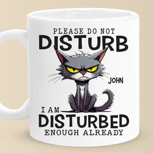 Mug personnalisé « Cranky Cat Club » - Cadeau pour vous, vos meilleurs amis, vos sœurs, votre famille et vos collègues