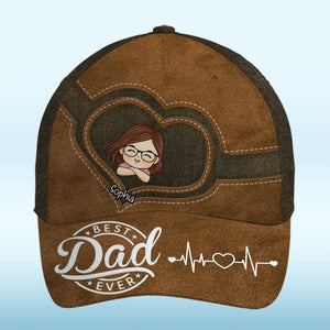 Un grand amour sous un petit chapeau ! Casquette personnalisée pour toute la famille, imprimé intégral, classique ! Nouveauté, fête des pères, cadeau pour papa et grand-père.