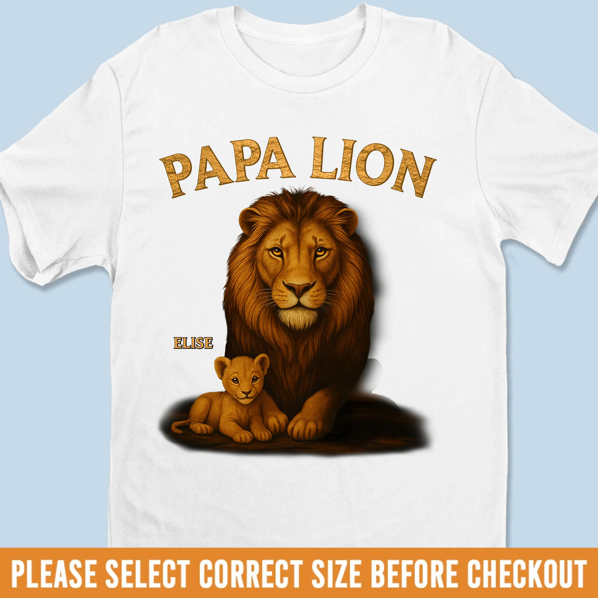 Grincheux mais affectueux, Papa Lion - T-shirt unisexe personnalisé pour la famille, T-shirt premium, sweat à capuche - Fête des pères, cadeau pour papa, grand-père