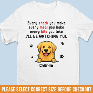 Unisex T-shirt, Premium T-shirt, Hoodie - Personalized Birthday Gifts For Dog Lovers, Dog Dad And Mom - I'll Be Watching You