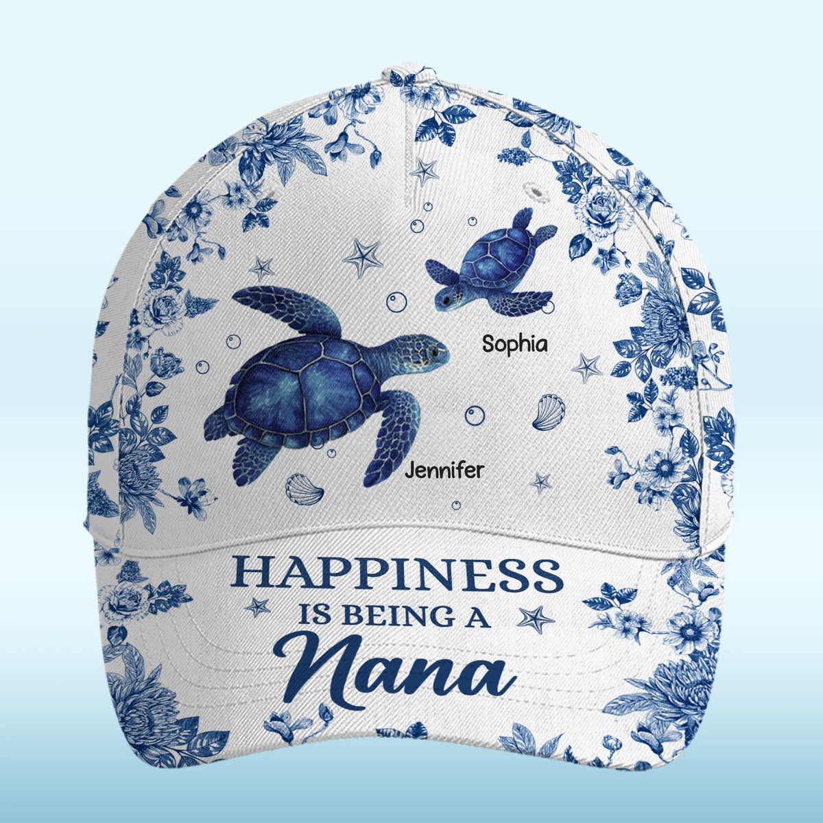 Chapeau personnalisé, casquette classique à imprimé intégral - Cadeaux d'anniversaire personnalisés pour maman et grand-mère - Grand-mère apporte de la joie au quotidien