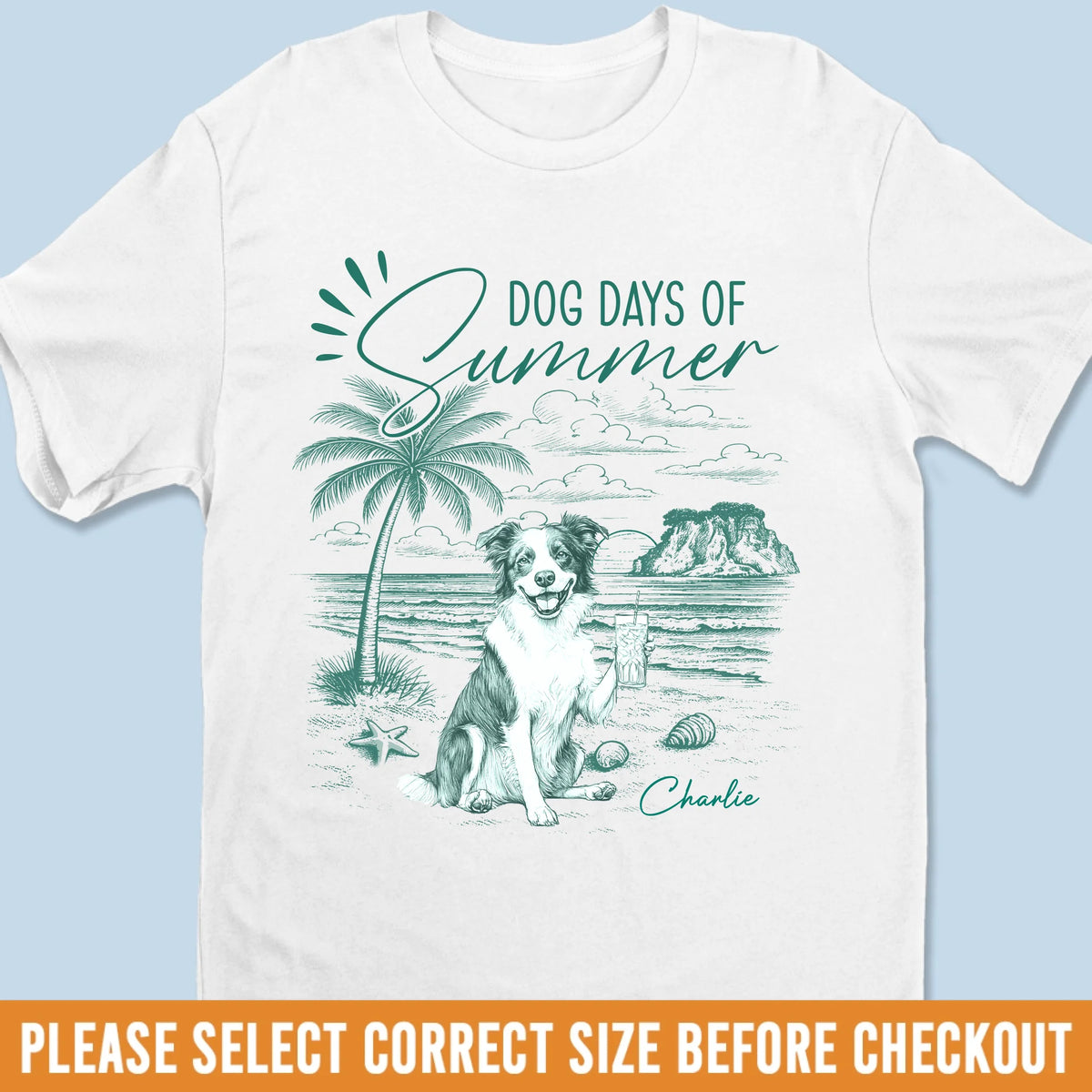 T-shirt unisexe personnalisé, t-shirt premium, sweat à capuche – Cadeaux de vacances et de voyage personnalisés pour les amoureux des chiens, papas et mamans – Vivre mes plus belles journées canines