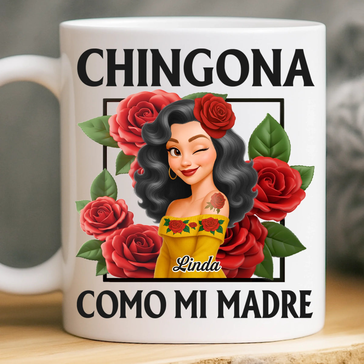 Custom Mug - Personalized Hispanic Month
Birthday Gifts For Hispanics And Latinos, Women - Queen Vibes Only