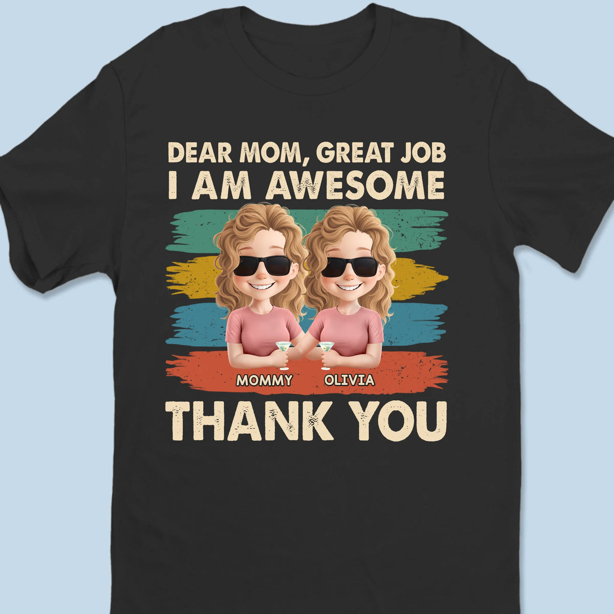T-shirt unisexe personnalisé pour la famille, haut de gamme, sweat à capuche, cadeau pour maman, fête des mères