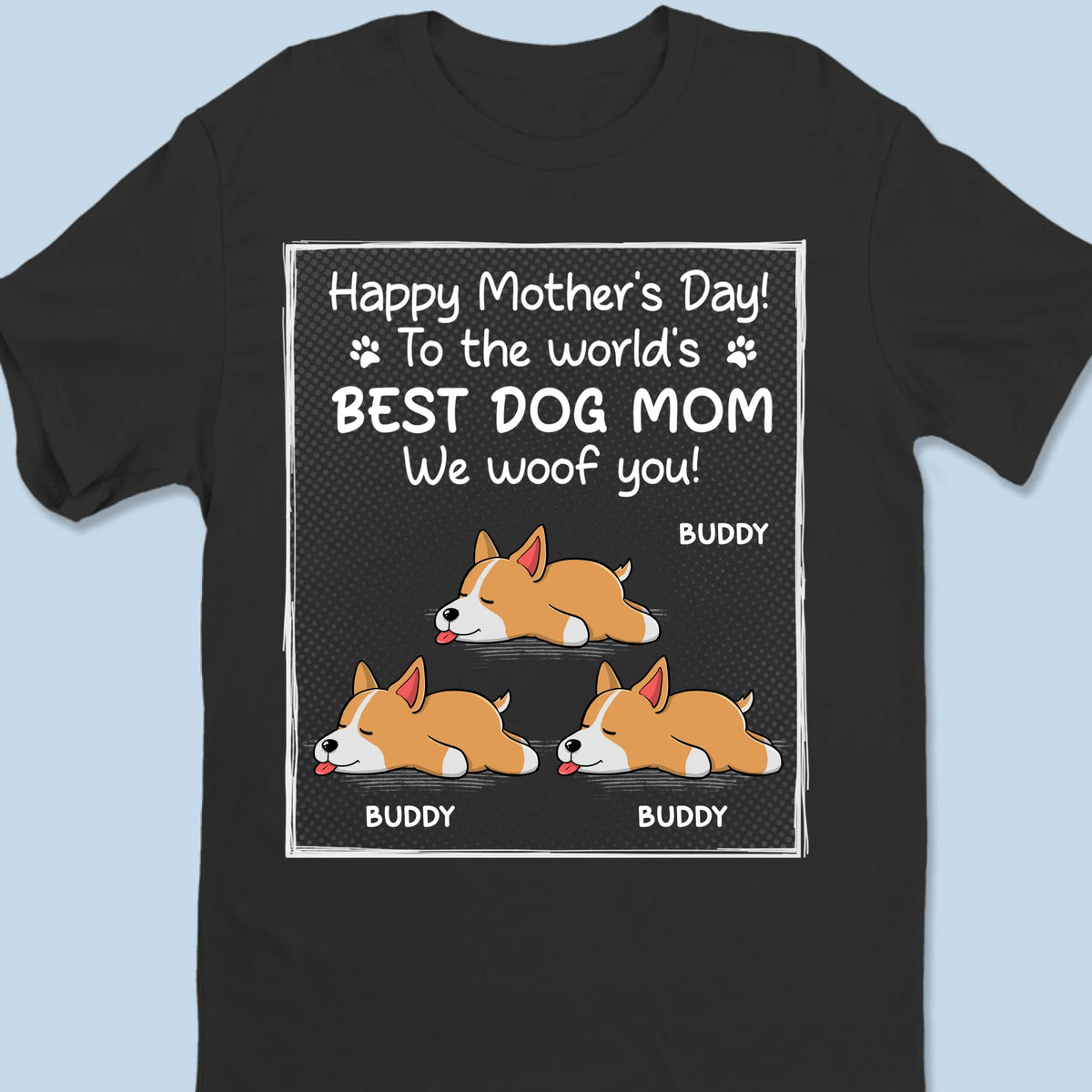 Photo personnalisée pour le meilleur papa de chien, je t'aime ! T-shirt unisexe personnalisé pour chien, t-shirt premium, sweat à capuche ! Cadeau pour la fête des mères, la fête des pères, pour les propriétaires d'animaux et les amoureux des animaux.