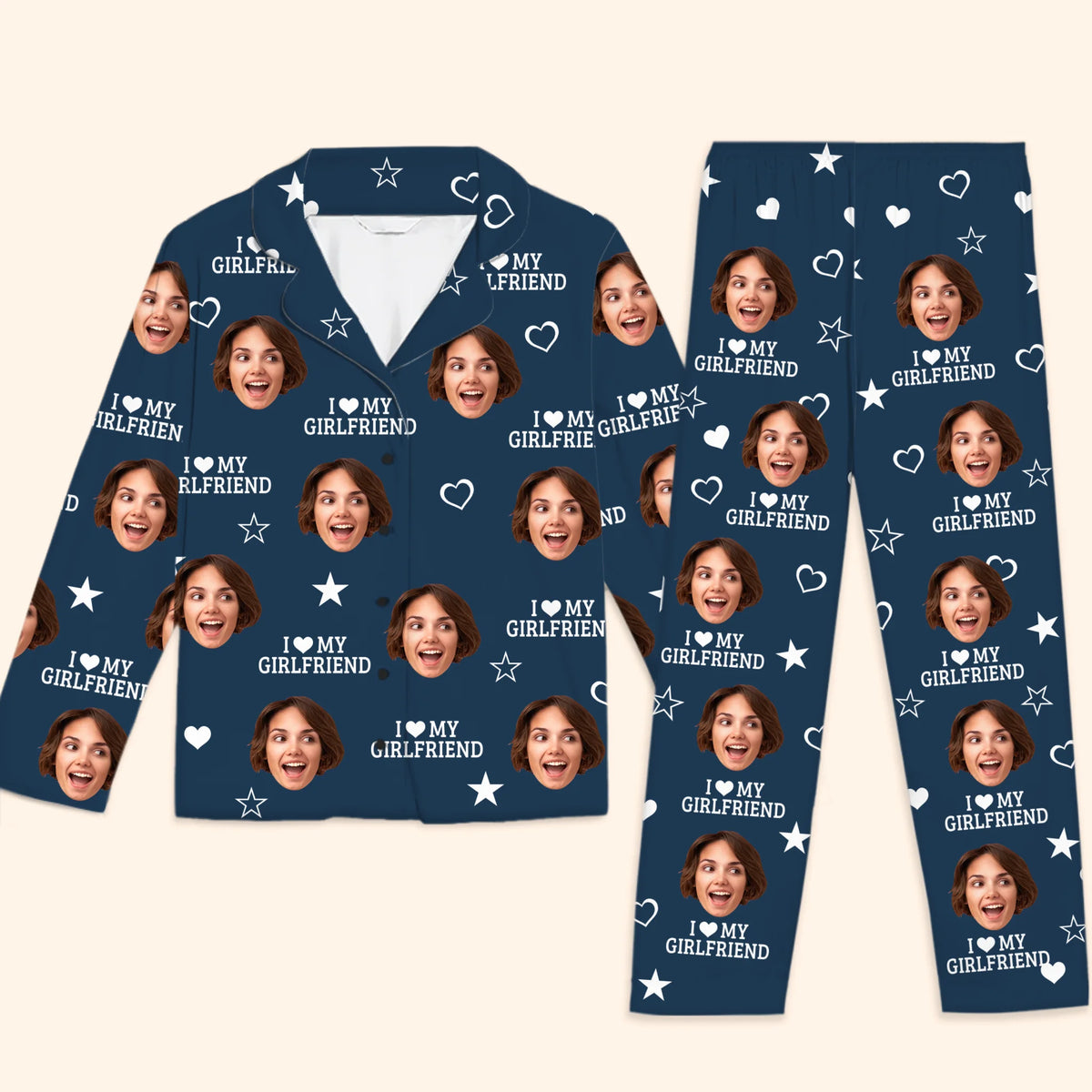 Photo personnalisée chaque jour, je t'aime encore plus - Pyjama personnalisé pour couple - Cadeau de Noël pour mari et femme, anniversaire