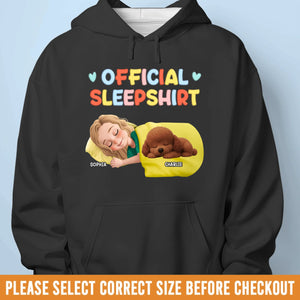 Custom Unisex T-shirt, Premium T-shirt, Hoodie - Personalized Birthday Gifts For Dog Lovers, Dog Dad And Mom - Sleeping Beauties In Progress