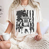 Custom Football Player T-shirt, Hoodie - Personalized Birthday Football Gifts For American Football Players, Football Lovers, NFL Fans - American Football With Flag
