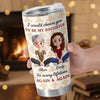 Custom Tumbler - Personalized Birthday Gifts For Mom, Dad, Daughter - Forever My Daughter Forever Love