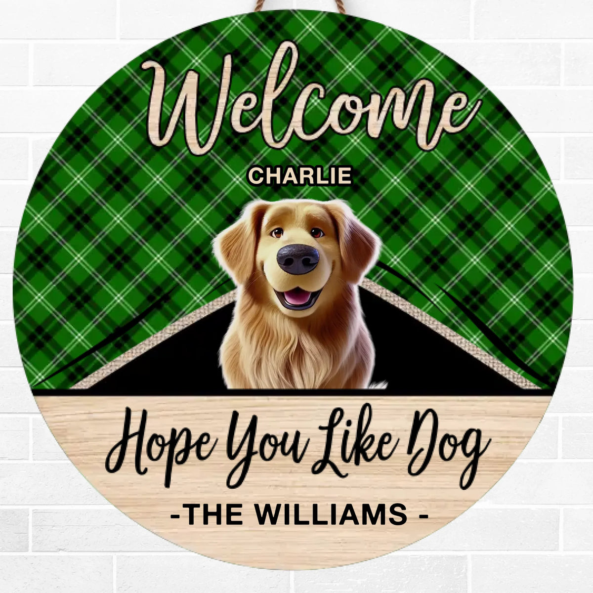 Home Is Where The Dog Is - Dog Personalized Custom Home Decor Wood Sign - House Warming Gift For Pet Owners, Pet Lovers