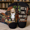 Custom Kids Crew Socks - Personalized Bookish Gifts For Book Lovers, Bookworms, Readers - Chapter On, Chaos Off