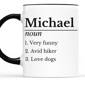 Custom Accent Mug - Personalized Funny Gifts For Coworker, Work Bestie - Grateful For Your Daily Support