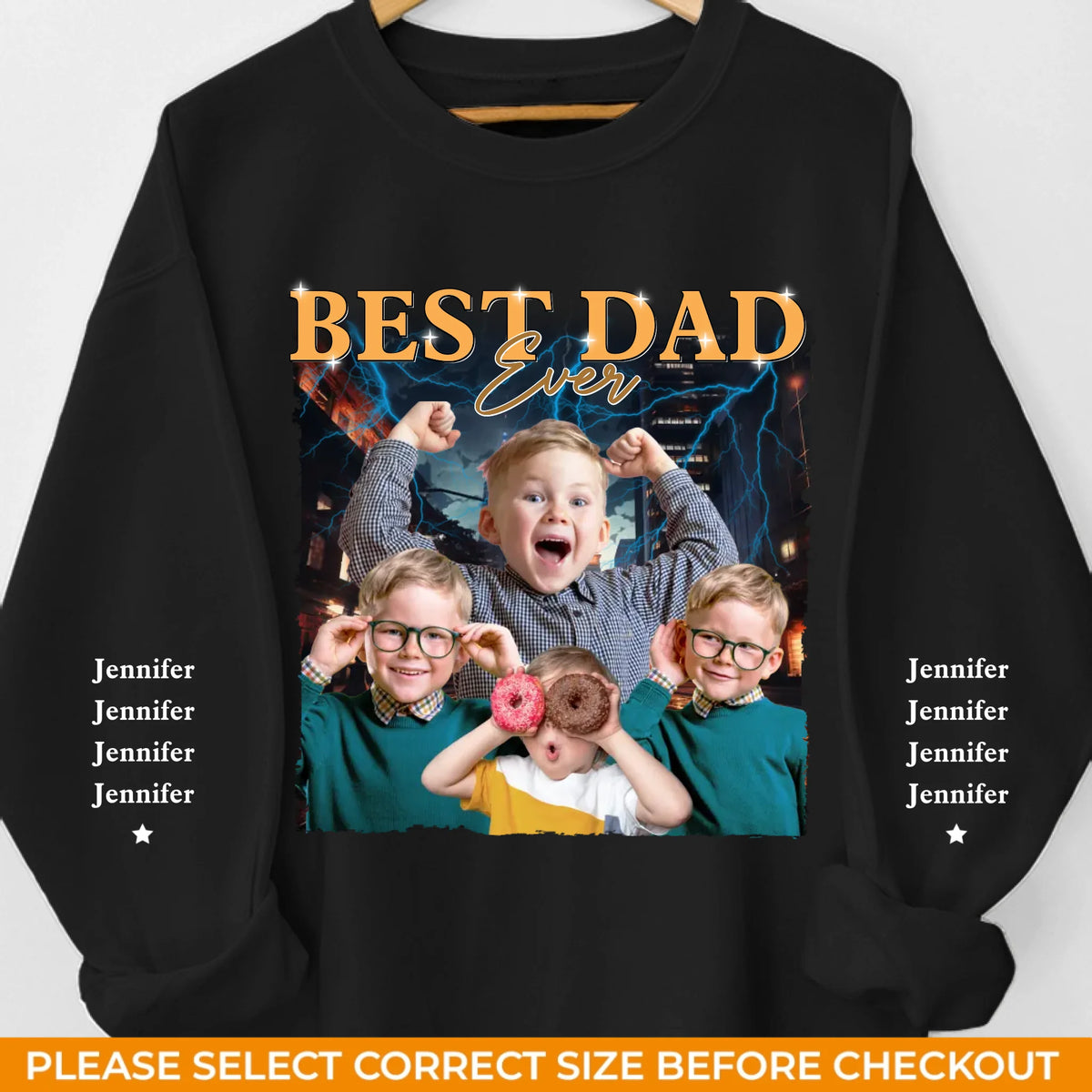 L'amour est l'huile qui apaise les frictions - Sweat-shirt unisexe personnalisé avec motif sur la manche - Fête des pères, cadeau pour papa, grand-père