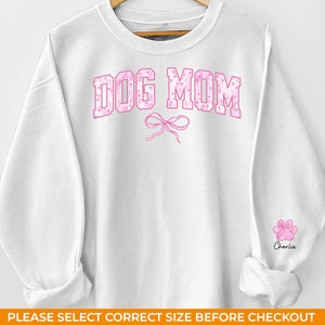Pawsitively The Love Of My Life - Dog & Cat Personalized Custom Unisex Sweatshirt With Design On Sleeve - Gift For Pet Owners, Pet Lovers