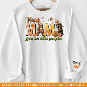 Le rire remplit la maison où la famille se réunit - Sweat-shirt unisexe personnalisé avec motif sur la manche - Cadeau d'automne pour maman et grand-mère