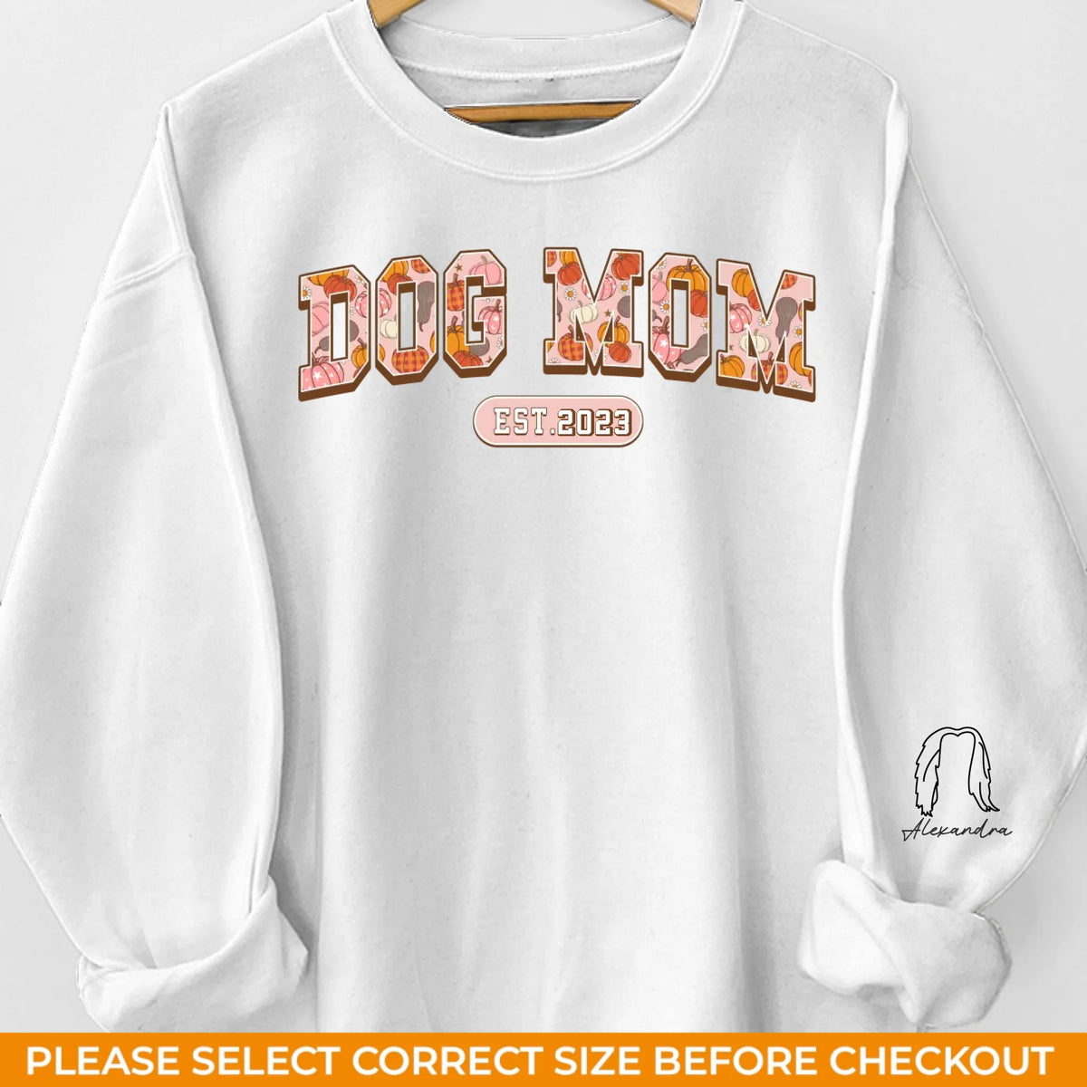 Juste une fille et son bébé à fourrure, à la conquête du monde patte par patte - Sweat-shirt unisexe personnalisé pour chien et chat avec motif sur la manche - Cadeau pour propriétaires d'animaux et amoureux des animaux