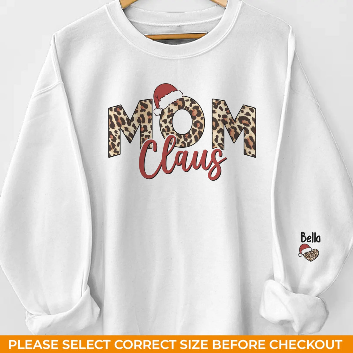 Les mères peignent les couleurs de notre monde - Sweat-shirt unisexe personnalisé avec motif sur la manche - Cadeau de Noël pour maman et grand-mère