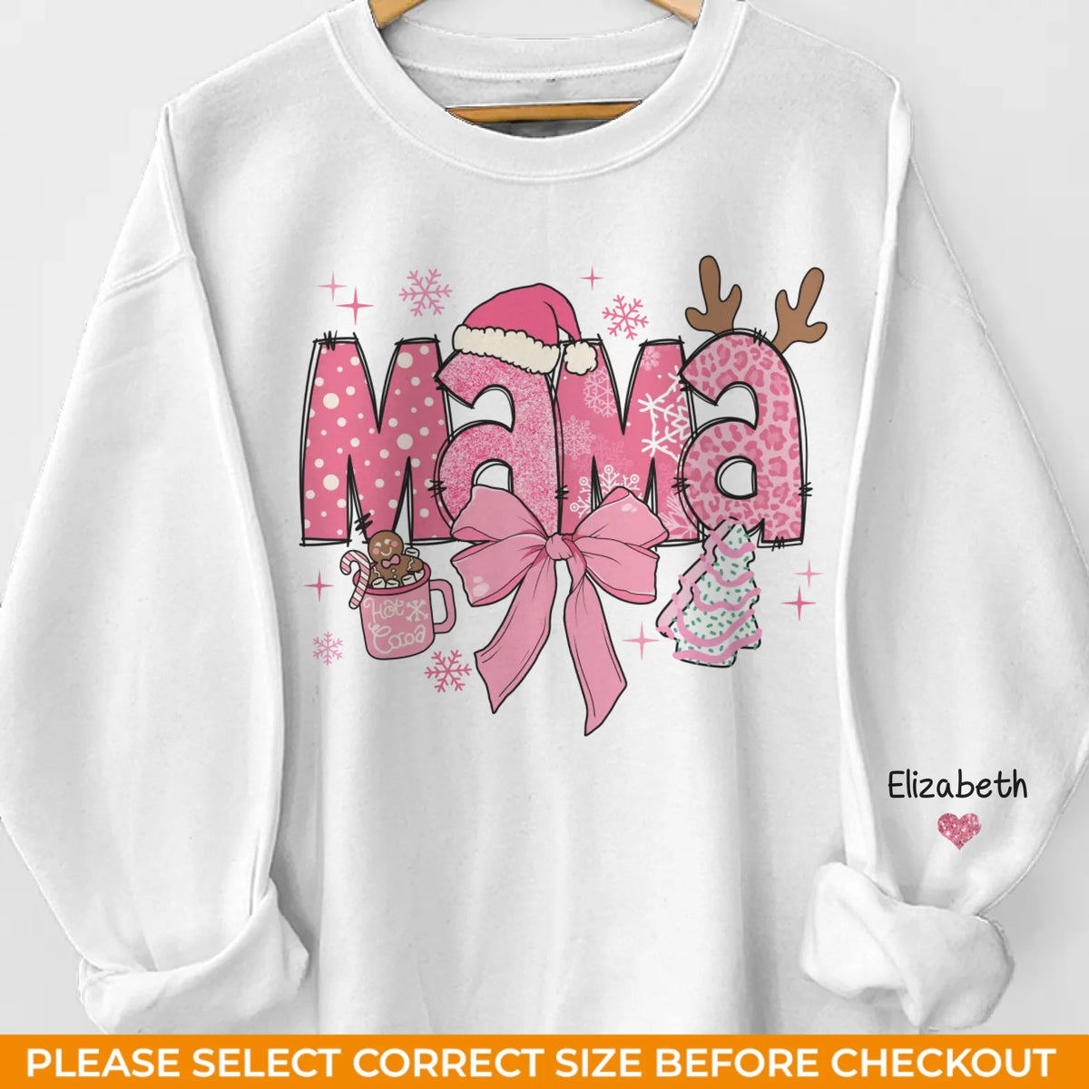Grandkids Are The Sunshine In Grandma’s Day - Family Personalized Custom Unisex Sweatshirt With Design On Sleeve - Christmas Gift For Mom, Grandma