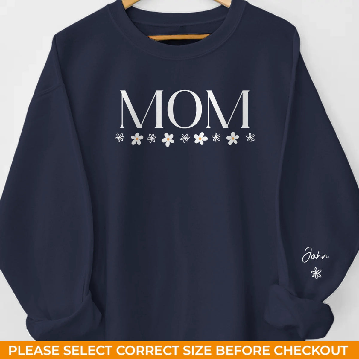 Une grand-mère est une amie pour toujours - Sweat-shirt unisexe personnalisé avec motif sur la manche - Cadeau de Noël pour maman et grand-mère