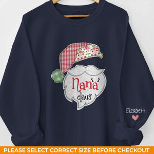 The Love Of A Mother Brightens Every Moment - Family Personalized Custom Unisex Sweatshirt With Design On Sleeve - Christmas Gift For Mom, Grandma