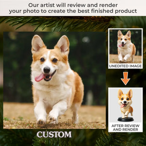 Custom Photo Shaped Acrylic Keychain -  Personalized Birthday Gifts For Dog Cat Lovers, Dog Dad And Mom, Cat Owners - Pets Make Life Better