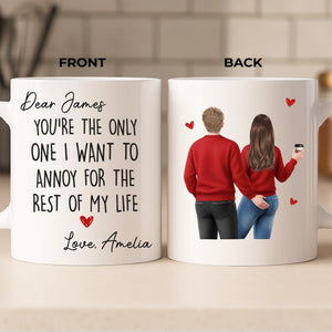 Custom Mug - Personalized Anniversary Wedding Gifts For Husband And Wife, Him And Her - Still Crushing On You Always