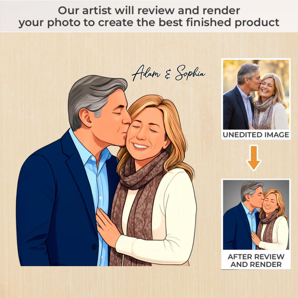 Custom Photo Shaped Acrylic Keychain - Personalized Anniversary Wedding Gifts For Husband And Wife, Him And Her - Love In Every Moment
