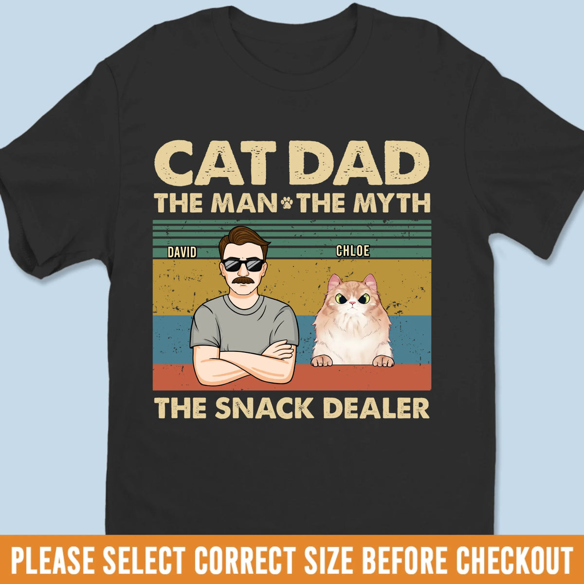 Custom Unisex T-shirt, Premium T-shirt, Hoodie - Personalized Birthday Gifts For Cat Lovers, Cat Mom And Dad - The Snack Dealer