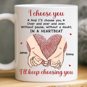 Custom Mug - Personalized Anniversary Wedding Gifts For Husband And Wife, Him And Her - You Are My Safe Place