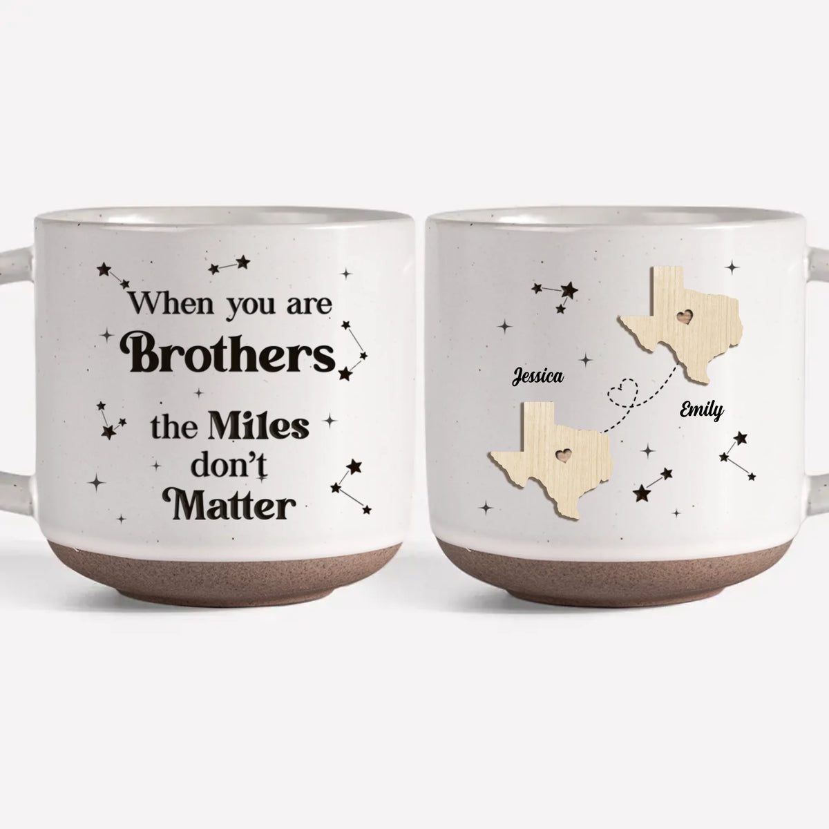 Family Is Forever In Our Hearts - Family Personalized Custom Printed Pottery Mug - Christmas Gift For Family Members