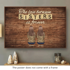 Le plus beau cadeau que nos parents nous ont offert, c'était l'un à l'autre - Affiche horizontale personnalisée pour la famille - Cadeau pour les membres de la famille, les frères et sœurs