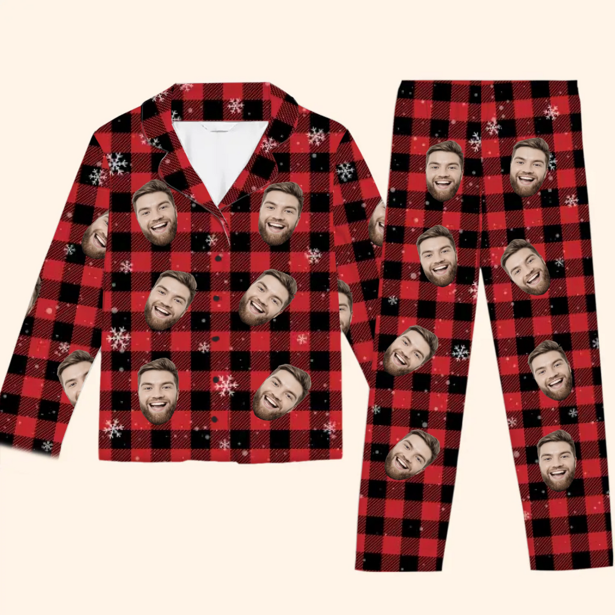 Pyjama personnalisé pour les fêtes de fin d'année : un cadeau de Noël pour toute la famille