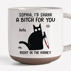 Versez-vous une tasse, échangez des rires - Tasse en céramique personnalisée imprimée pour ami - Cadeau de Noël pour meilleurs amis, sœurs, membres de la famille, collègues