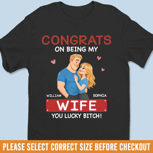 Custom Unisex T-shirt, Premium T-shirt, Hoodie - Personalized Anniversary Wedding Gifts For Husband And Wife, Him And Her - Chosen And Loved
