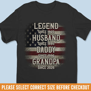 Custom Unisex T-shirt, Premium T-shirt, Hoodie - Personalized 4th Of July Gifts For Dad, Grandpa, Husband - My Favorite Hero