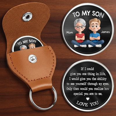 Custom Pocket Hug - Personalized Birthday Gifts For Mom, Son - Always Here For You