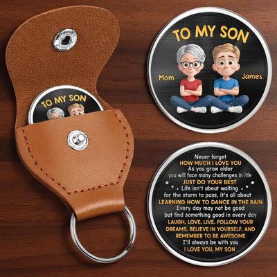 Custom Pocket Hug - Personalized Birthday Gifts For Mom, Son - Always Near You