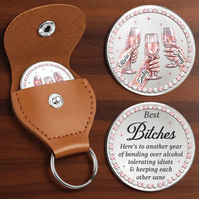 Custom Pocket Hug - Personalized Best Friend Birthday Gifts For Women, Besties, Sisters, BFF - Forever My Sister, Forever My Friend