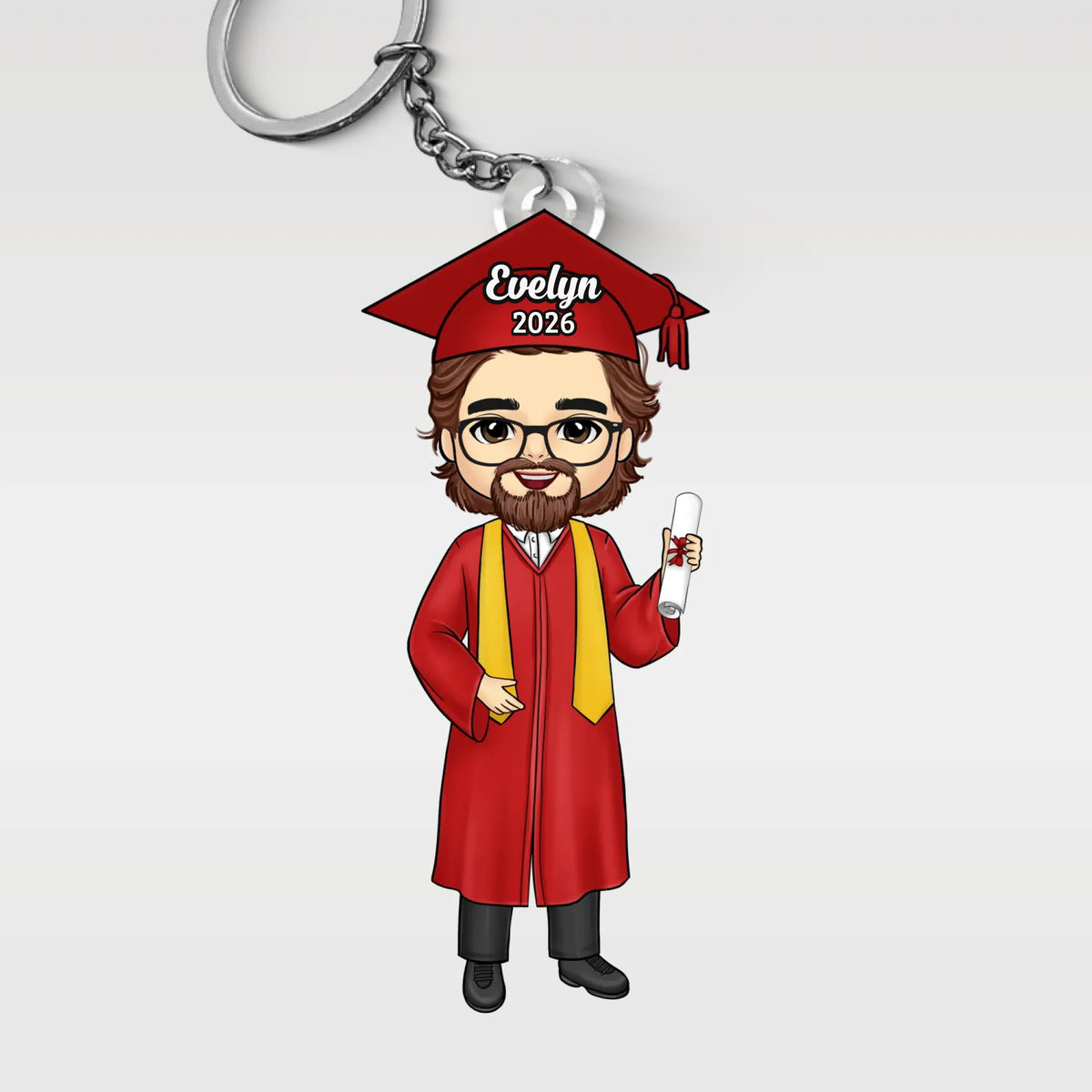 Vous pensiez pouvoir le faire, alors vous l'avez fait - Porte-clés personnalisé en acrylique de forme personnalisée pour la famille - Cadeau de remise de diplôme pour les membres de la famille, les frères et sœurs