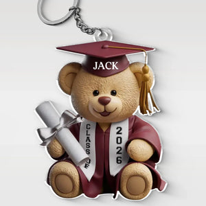 Porte-clés personnalisé en acrylique pour diplômés, fiers de leurs pattes, pour la famille, les frères et sœurs. Cadeau de remise de diplôme pour les membres de la famille, les frères et sœurs.