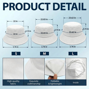 bucket hat thumb sizechart